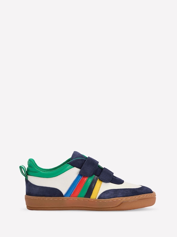 Boden Cream Colourblock Low Trainer - Image 1 of 3 Boden Cream Colourblock Low Trainer - Image 1 of 3