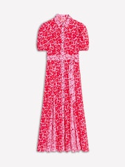 Boden Red Alegra Midi Shirt Dress - Image 5 of 5