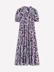 Boden Blue Christabel Cotton Midi Dress - Image 5 of 5