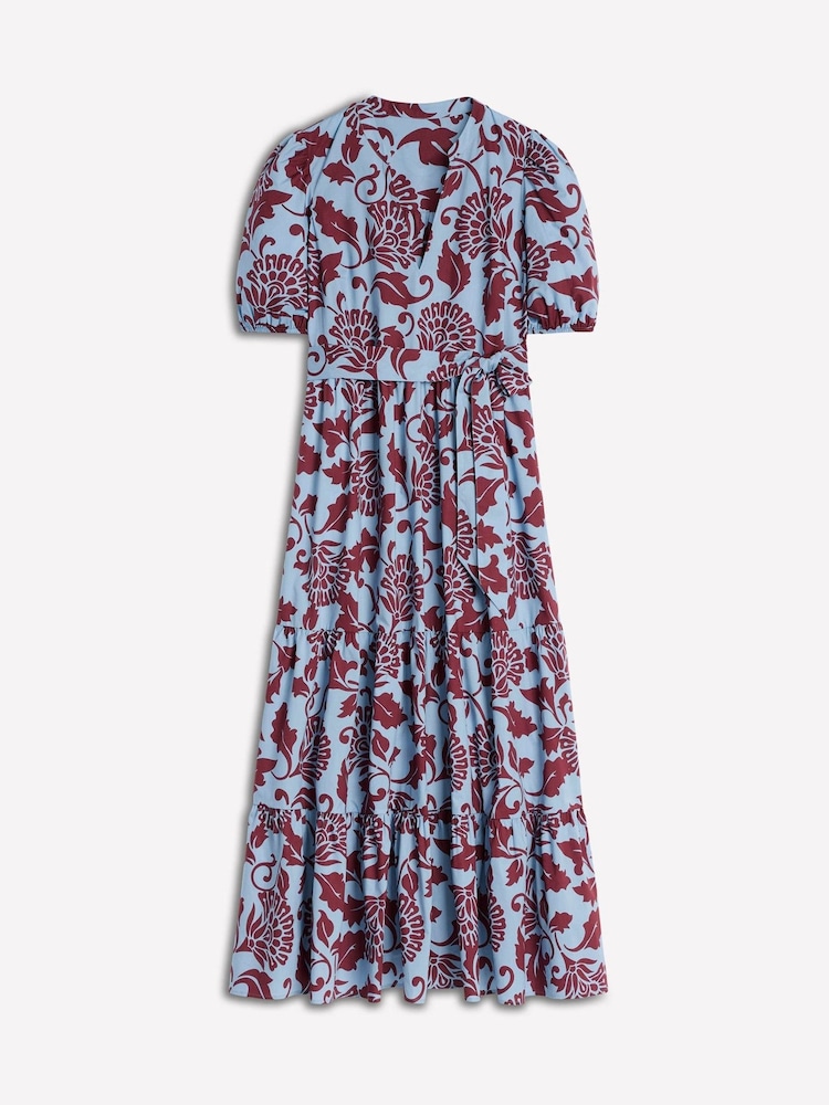 Boden Blue Christabel Cotton Midi Dress - Image 5 of 5 Boden Blue Christabel Cotton Midi Dress - Image 5 of 5