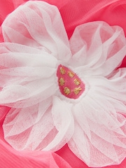 Boden Pink Appliqué Tulle Skirt - Image 3 of 3
