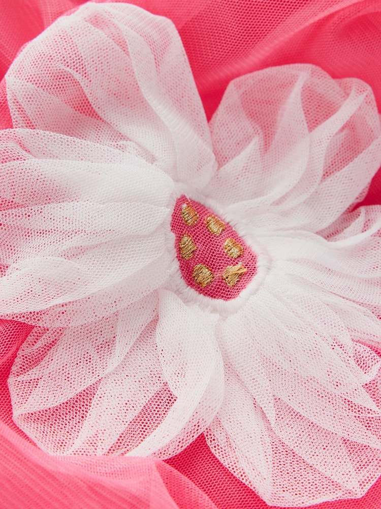 Boden Pink Appliqué Tulle Skirt - Image 3 of 3 Boden Pink Appliqué Tulle Skirt - Image 3 of 3