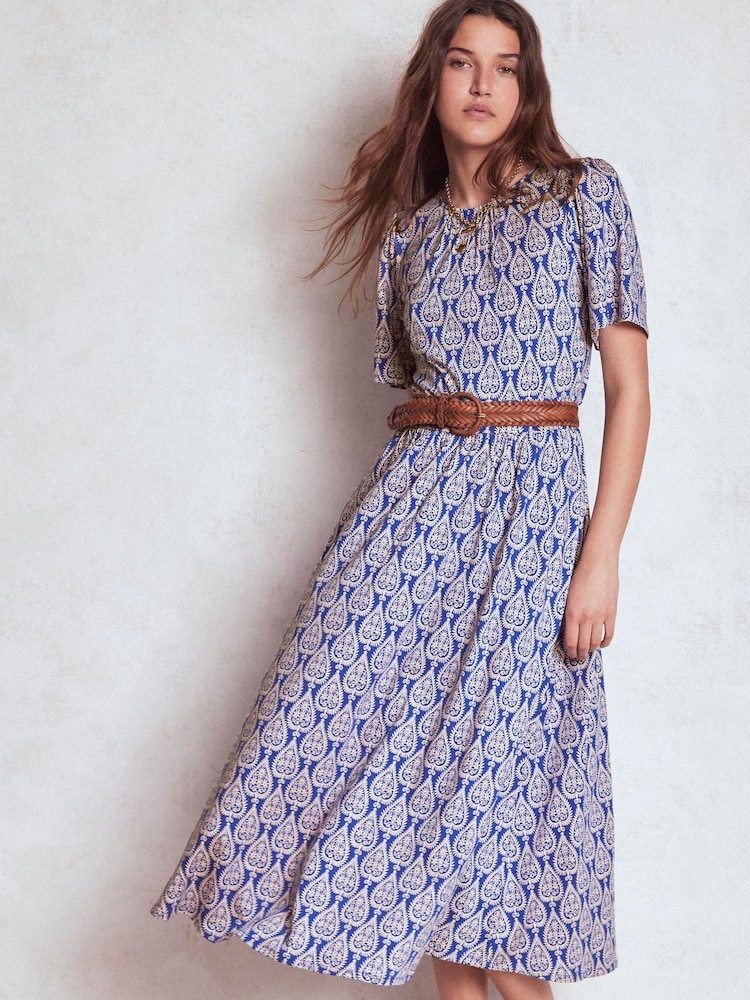 Vestido Midi de Jersey Boden Louisa - Imagem 1 de 5