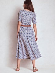 Vestido Midi de Jersey Boden Louisa - Imagem 3 de 5