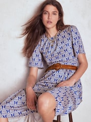 Vestido Midi de Jersey Boden Louisa - Imagem 4 de 5