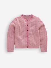Boden Pink Everyday Scalloped Cardigan - Image 1 of 3