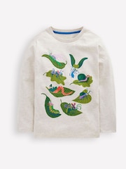 Boden Long Sleeve Bouclé T-shirt - Imagen 1 de 3