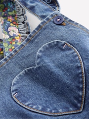 Boden Blue Frill Dungarees - Image 3 of 3