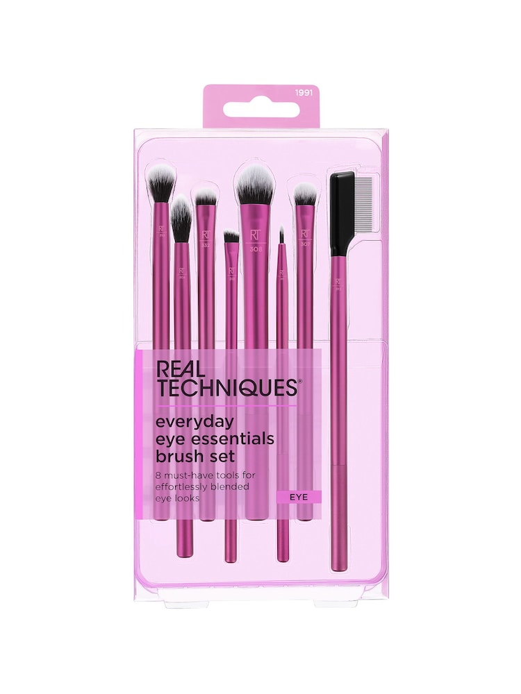 Real Techniques Everyday Eye Essentials Makeup Brush Set - Image 2 of 4