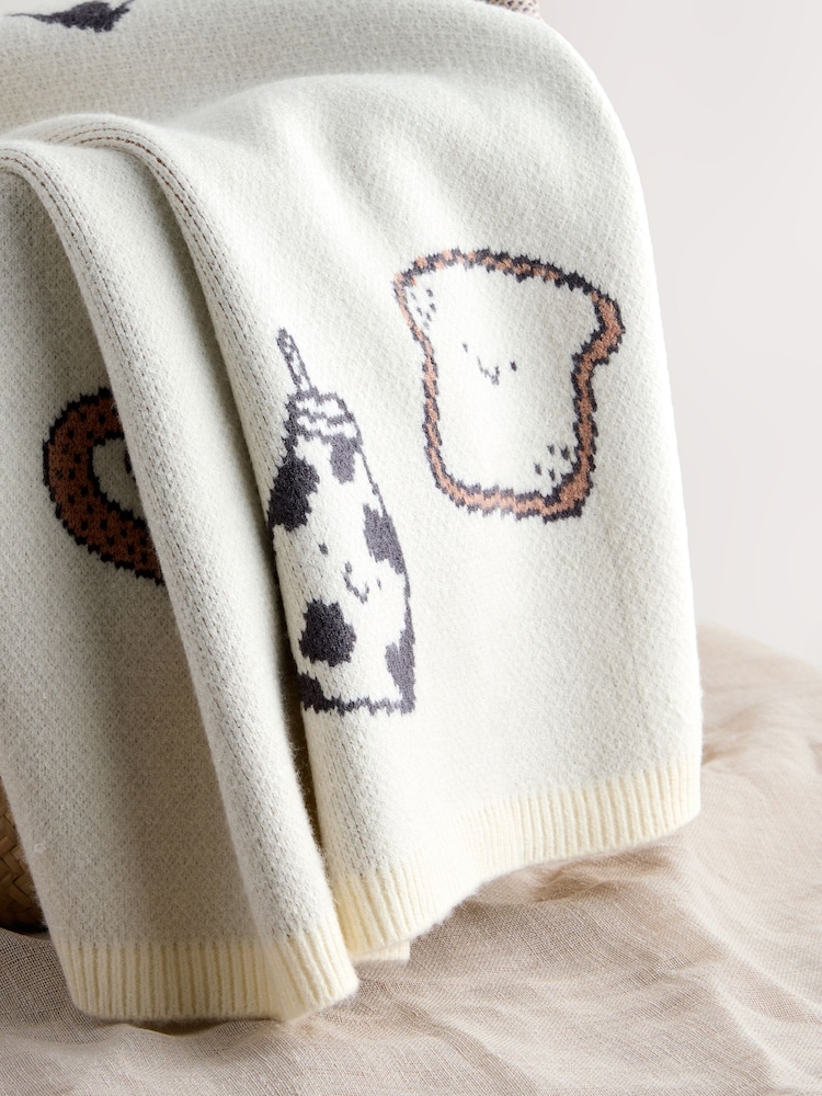 Neutral Milk Club Knitted Baby Blanket - Image 7 of 7