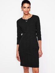 Boden Black Cornelia Ottoman Dress - Image 1 of 4