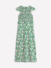 Boden Green Carolina Smocked Midi Dress - Image 6 of 6