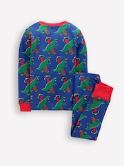 Boden Blue Snug Glow In The Dark Pyjamas - Image 1 of 2