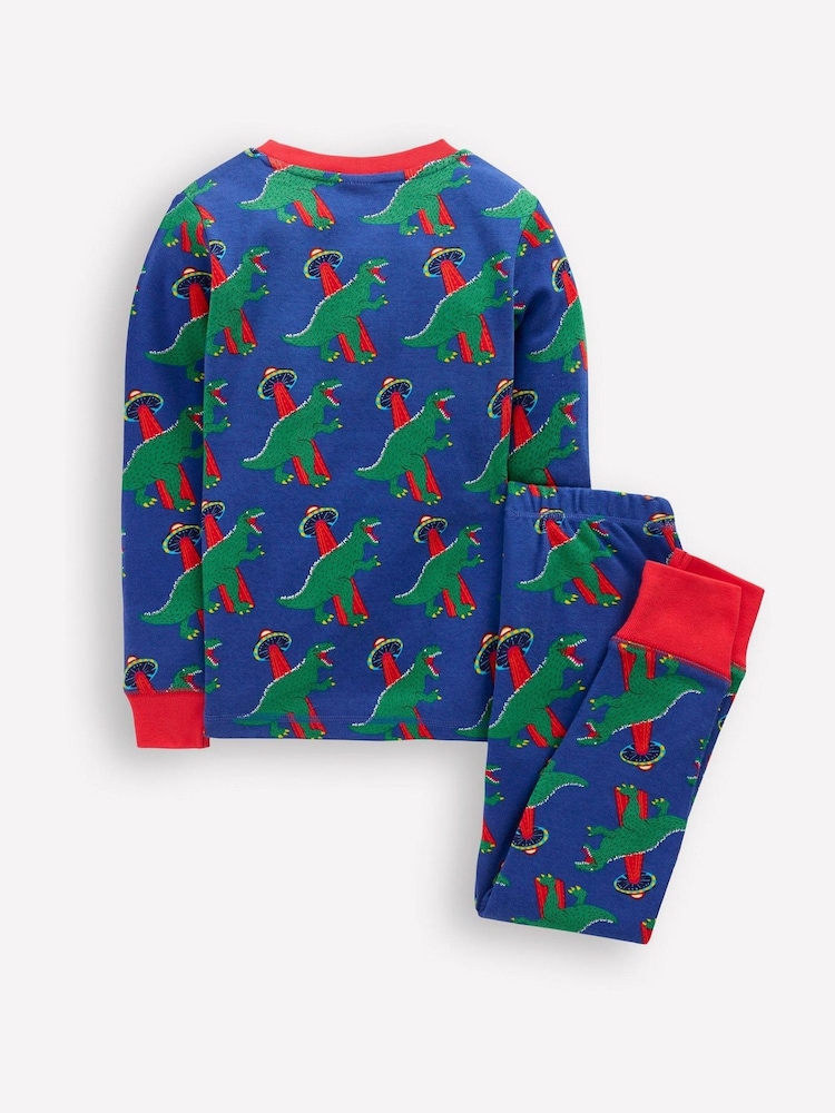Boden Blue Snug Glow In The Dark Pyjamas - Image 1 of 2