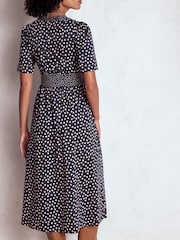 Boden Blue Natalia Jersey Tea Dress - Image 2 of 5