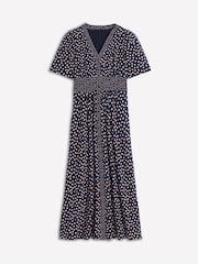 Boden Blue Natalia Jersey Tea Dress - Image 5 of 5