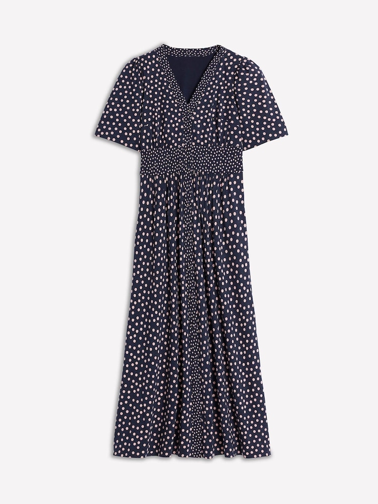 Boden Blue Natalia Jersey Tea Dress - Image 5 of 5 Boden Blue Natalia Jersey Tea Dress - Image 5 of 5
