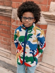 Boden Cream Cosy Borg Jacket - Image 3 of 4