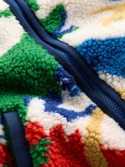 Boden Cream Cosy Borg Jacket - Image 4 of 4