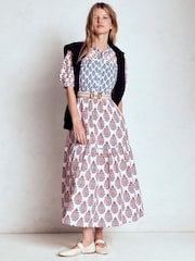Boden Blue Beatrice Cotton Maxi Dress - Image 6 of 6