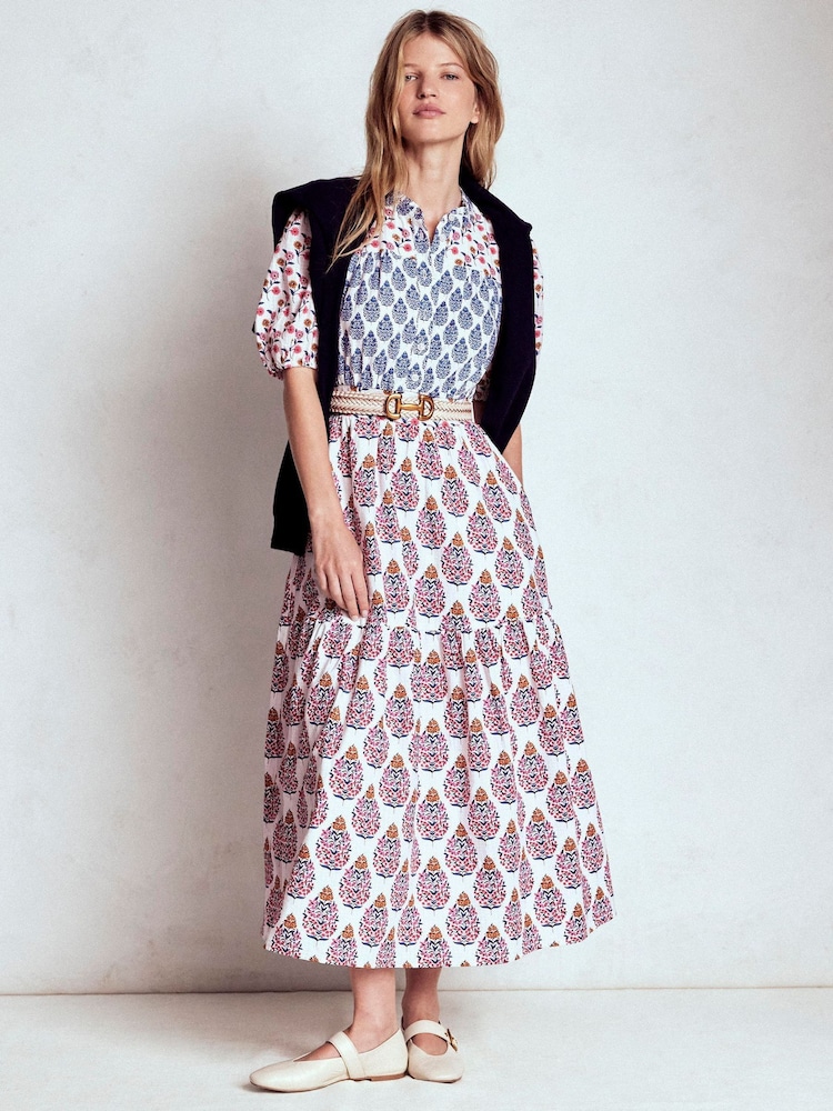 Boden Blue Beatrice Cotton Maxi Dress - Image 6 of 6