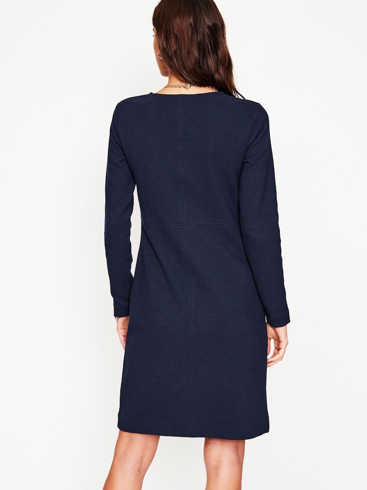 Boden Blue Cornelia Ottoman Dress - Image 2 of 4