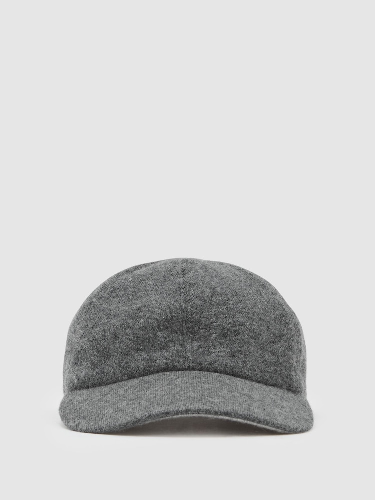 Atelier Mid Grey Blake Atelier 100% Cashmere Cap - Image 2 of 5 Atelier Mid Grey Blake Atelier 100% Cashmere Cap - Image 2 of 5