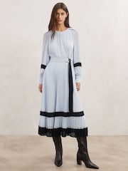 Reiss Blue/Navy Tori Petite Dress - Image 1 of 7