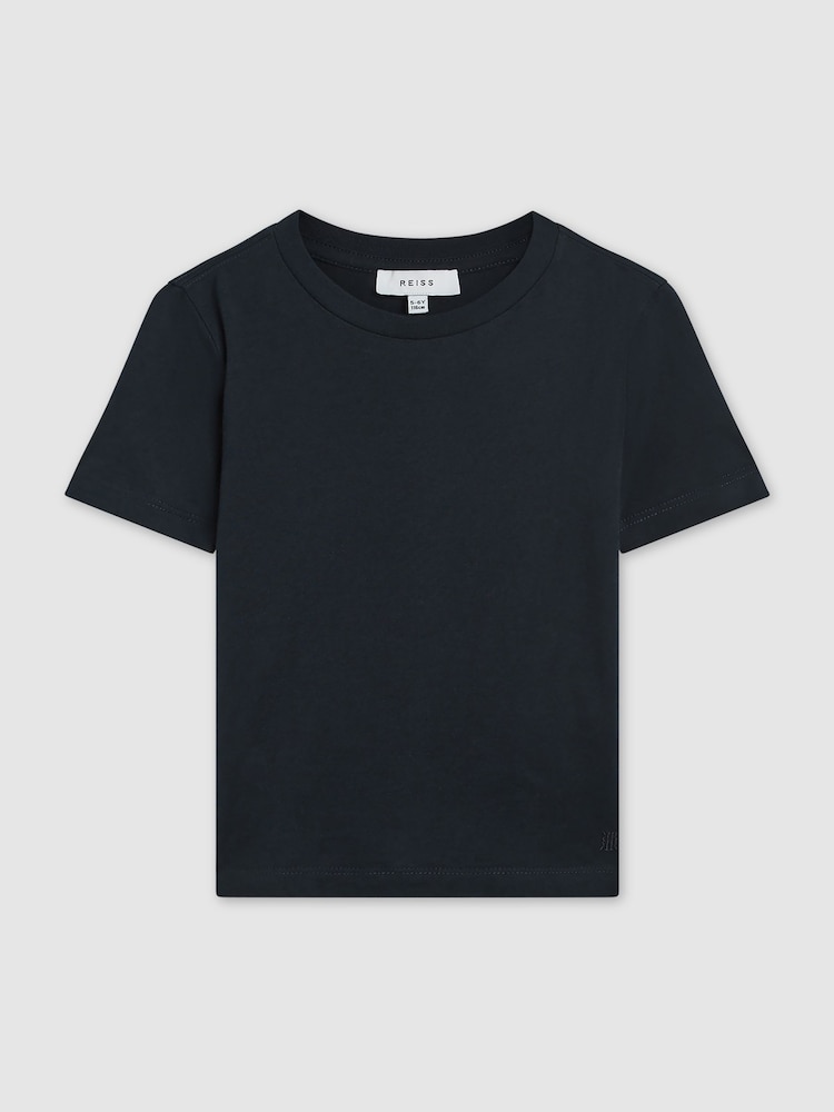 Reiss Navy Bless 9-13 yrs Crew Neck T-Shirt - Image 2 of 4