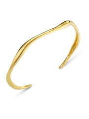 Orelia London Gold Tone Fine Wave Bangle - Image 1 of 2