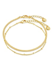 Orelia London Gold Tone Satellite And Flat Curb Chain - Image 1 of 2
