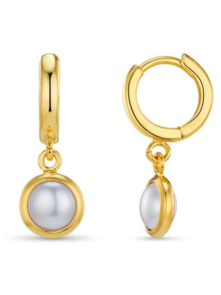 Orelia London Gold Tone Mini Micro Pearl Drop Earring - Image 1 of 2