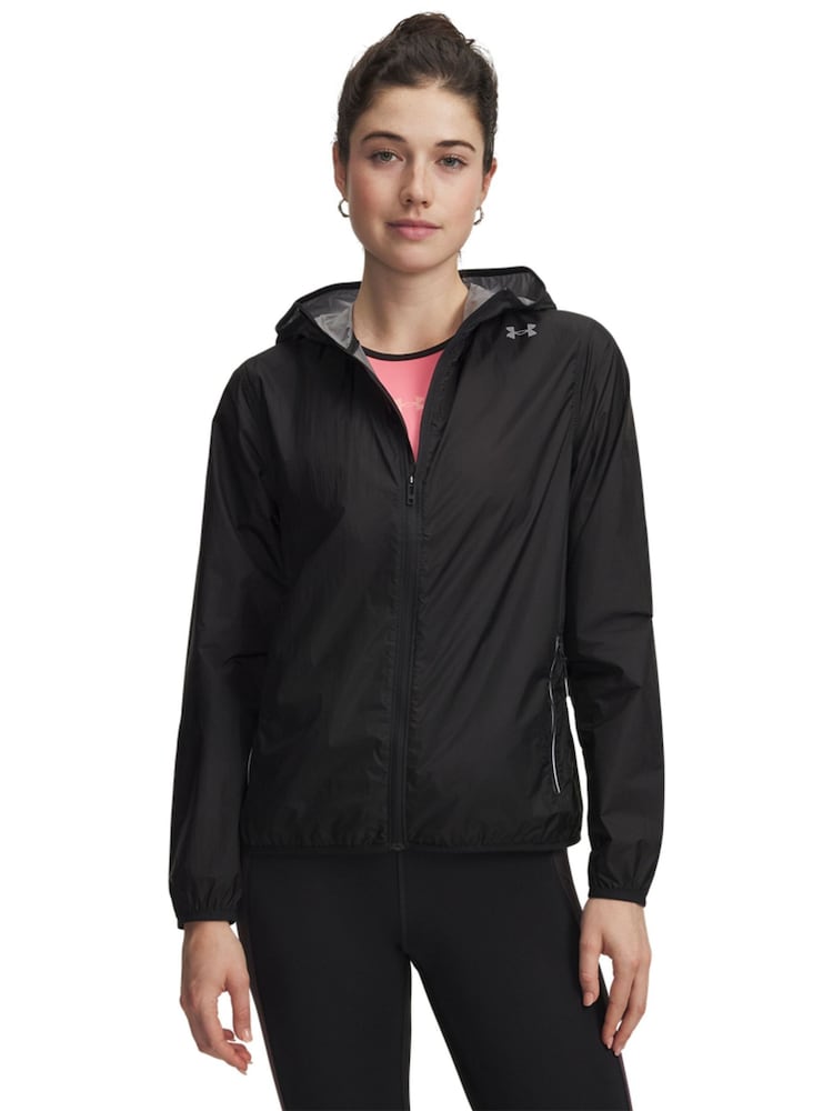 Under Armour Black/Grey Velociti Pro Lightweight Run Jacket - Image 1 of 5