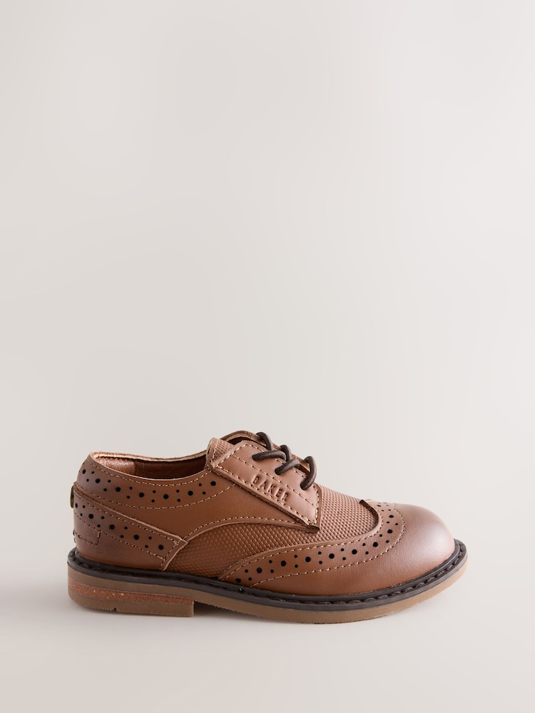 Baker by Ted Baker Smart Leather Tan Brown Brogues - Image 1 of 7