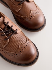 Baker by Ted Baker Smart Leather Tan Brown Brogues - Image 7 of 7