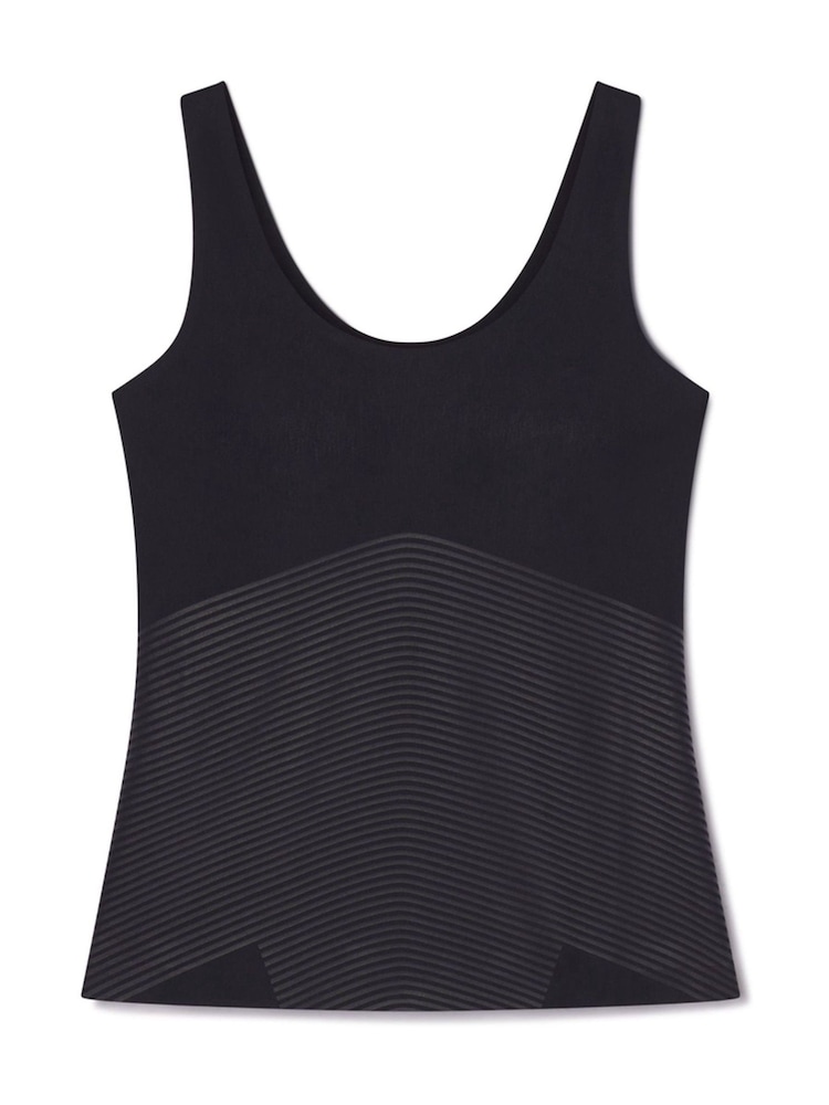 SPANX Shape™ Invisible Supima® Cotton Black Tank - Image 3 of 3