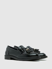 Schuh Layne Patent Tassel Black Loafers - Image 2 of 4