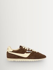 AUTRY Brown Windspin Low Leat Tundra Trainers - Image 1 of 6