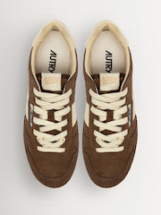 AUTRY Brown Windspin Low Leat Tundra Trainers - Image 3 of 6