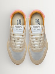 AUTRY Light Brown Reelwind Suede and Mesh Trainers - Image 3 of 6
