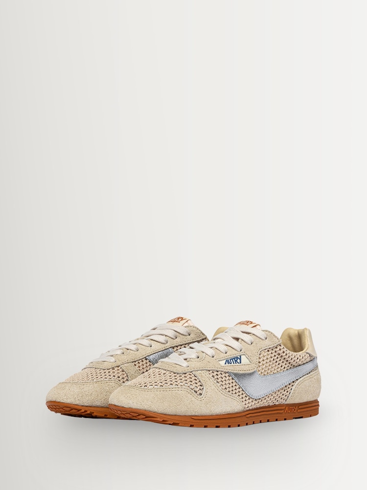 AUTRY Cream Windspin Low Leat Tundra Trainers - Image 2 of 6