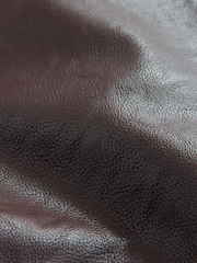 Brown Faux Leather Funnel Shacket - Image 13 of 15