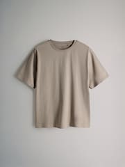 The Set 7 Pack Short Sleeve T-Shirts Black/Chocolate Brown/Neutrals/White - Image 5 of 10