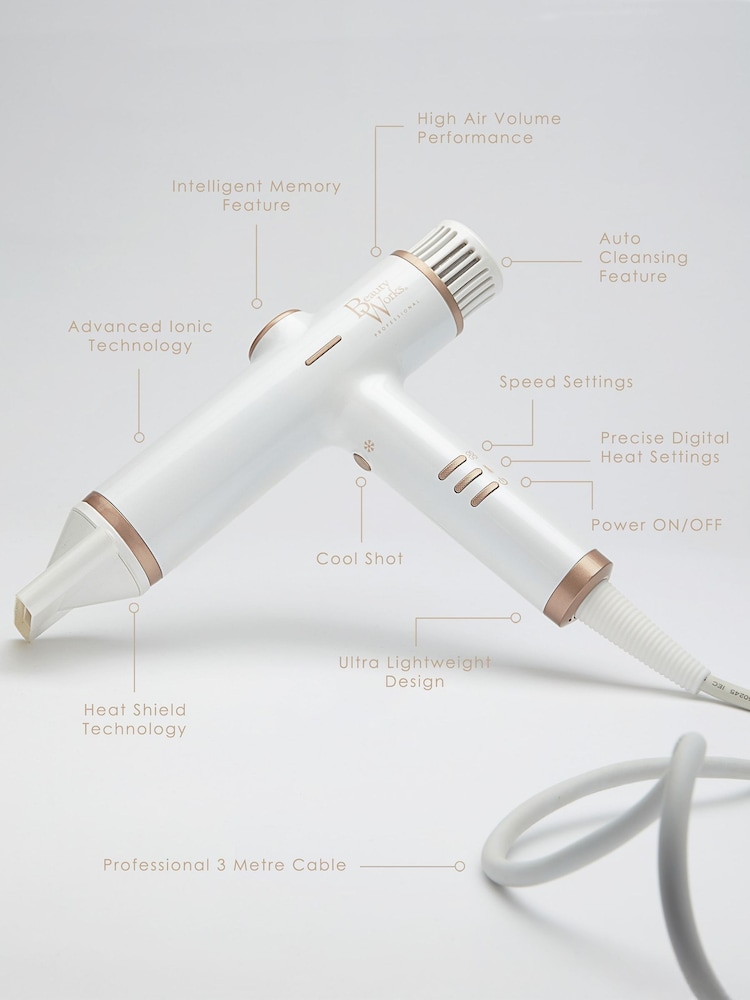Beauty Works AERIS Digital Hair Dryer - Image 2 of 5