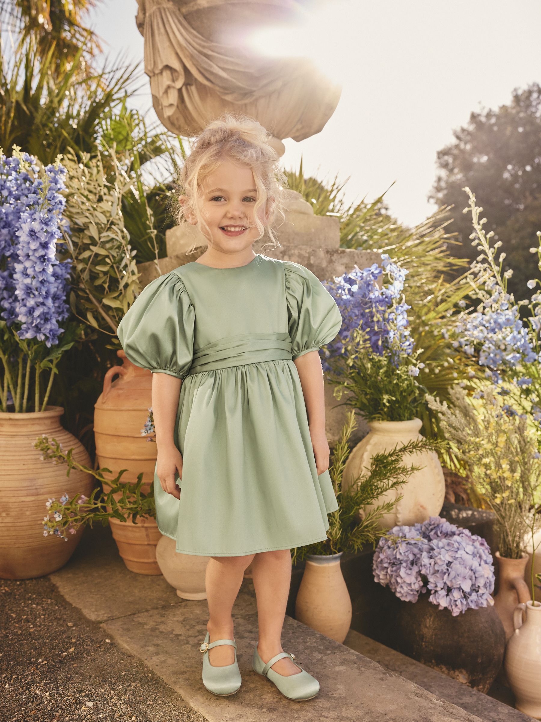 sage green dress with shoes Sage green dress with chunky black sandals