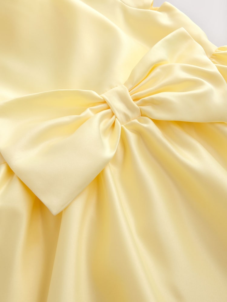 Next Ivory Flower Girls Bow Front Dress (3mths-10yrs) 12 - 18 Months