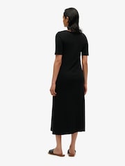 Vestido de malha midi com decote quadrado e manga curta Superdry - Imagem 2 de 5