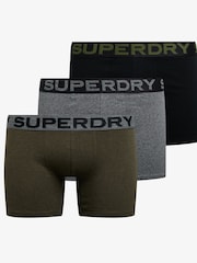 Superdry Green Boxers 3 Pack - Image 4 of 5