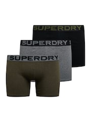 Superdry Green Boxers 3 Pack - Image 5 of 5