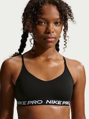 Nike Black Pro Indy Sports Bra - Image 3 of 5